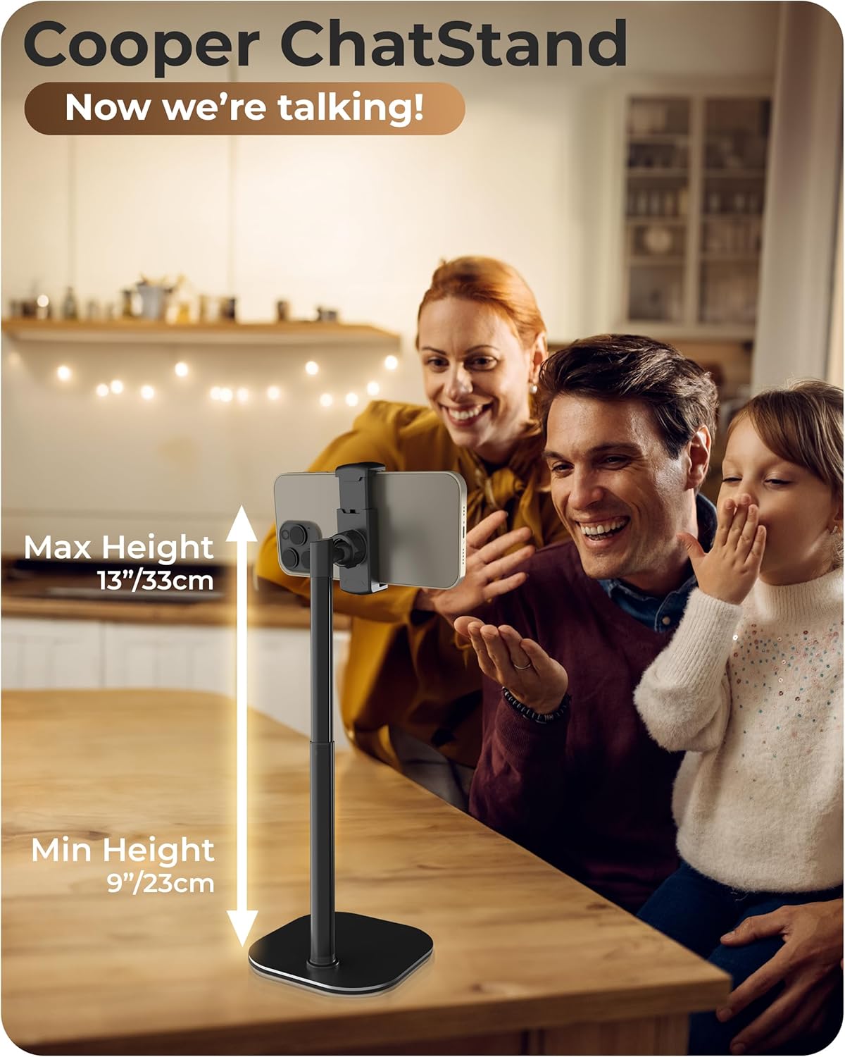 Mobile Stand Adjustable Recording Desk Tripod Phone Holder encalife