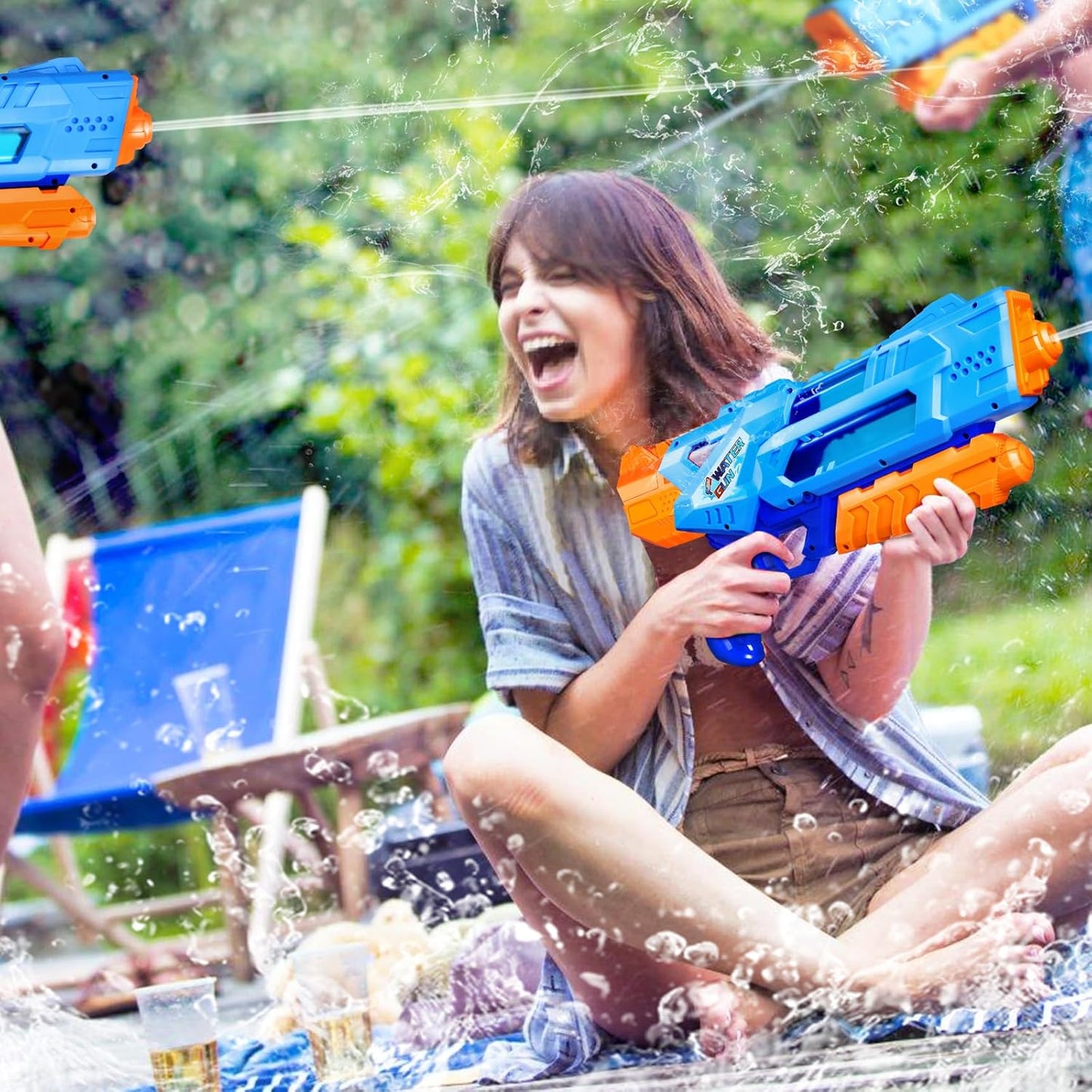 Quanquer 1200cc Water Guns I 2 Pack Super Blasters encalife