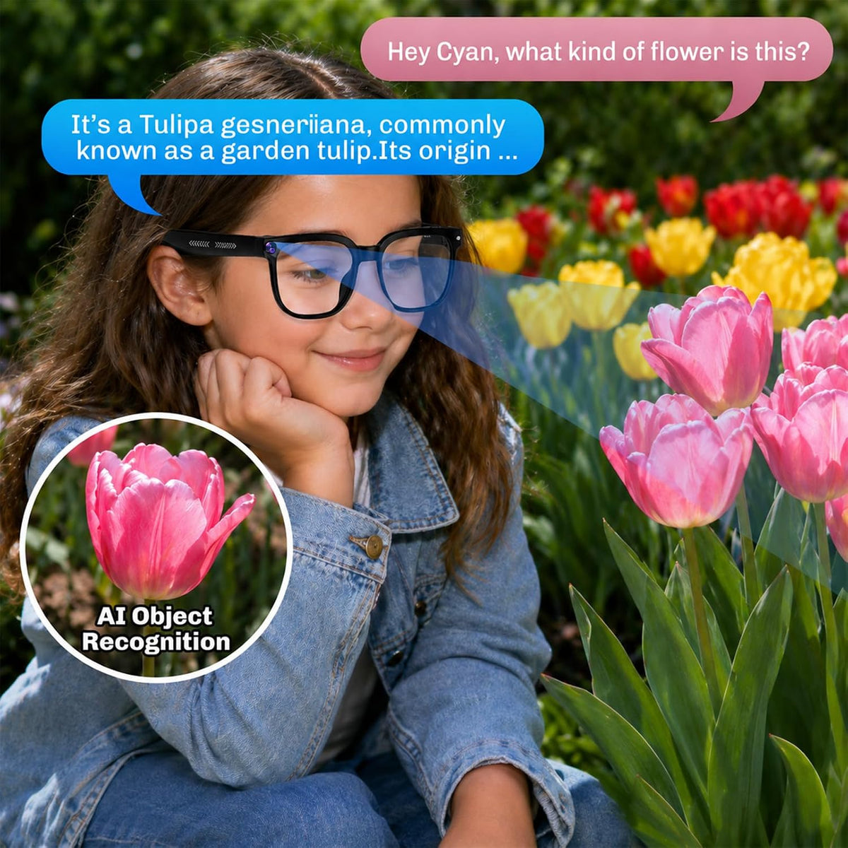 AI Translation Camera Smart Glasses encalife