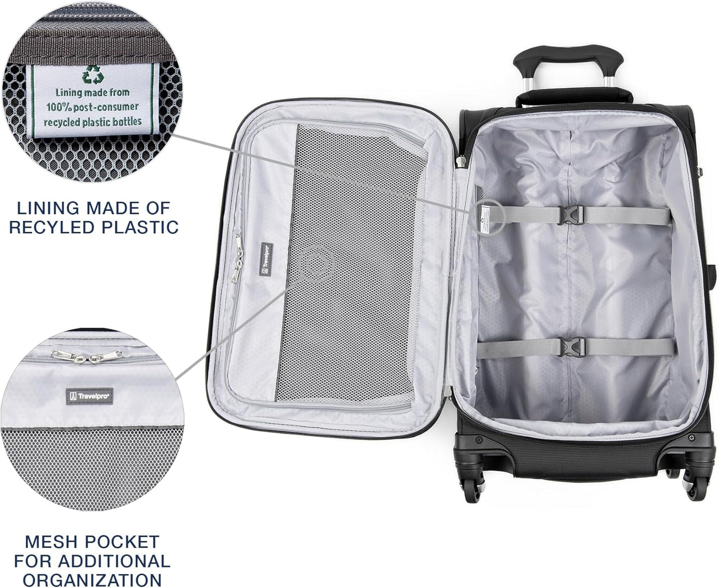 Maxlite 5 Carry-On Luggage I Lightweight Expandable Spinner encalife
