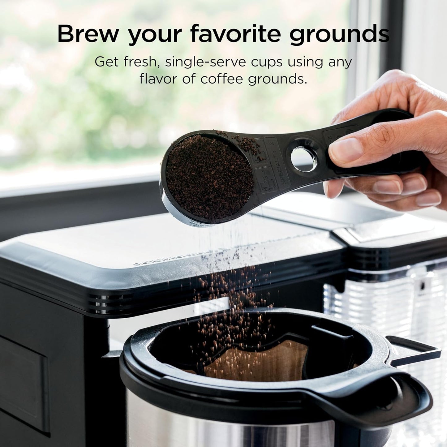 Hot Iced Coffee Maker with Frother encalife