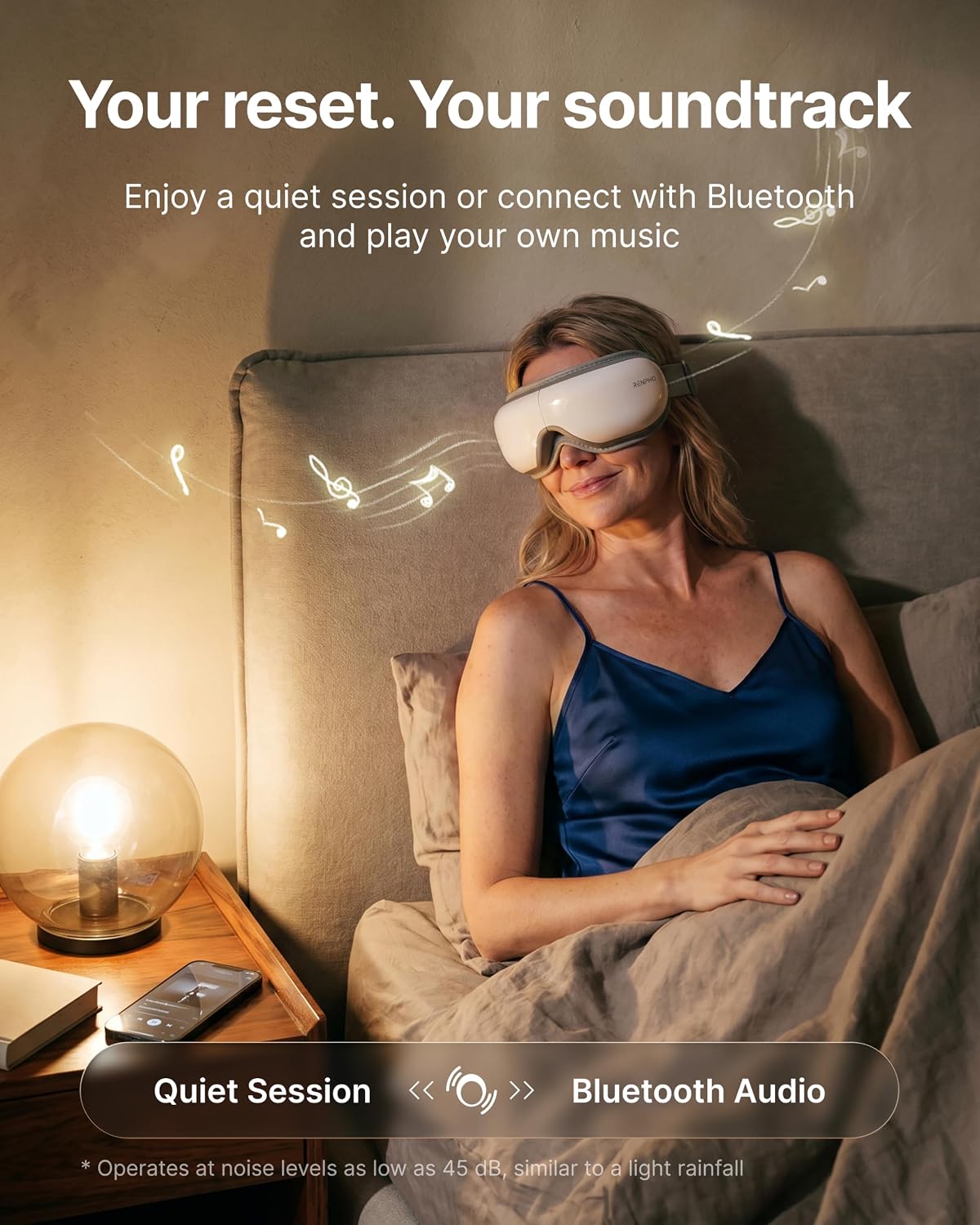 Heated Eye Massager Mask For Ultimate Relaxation Comfort encalife