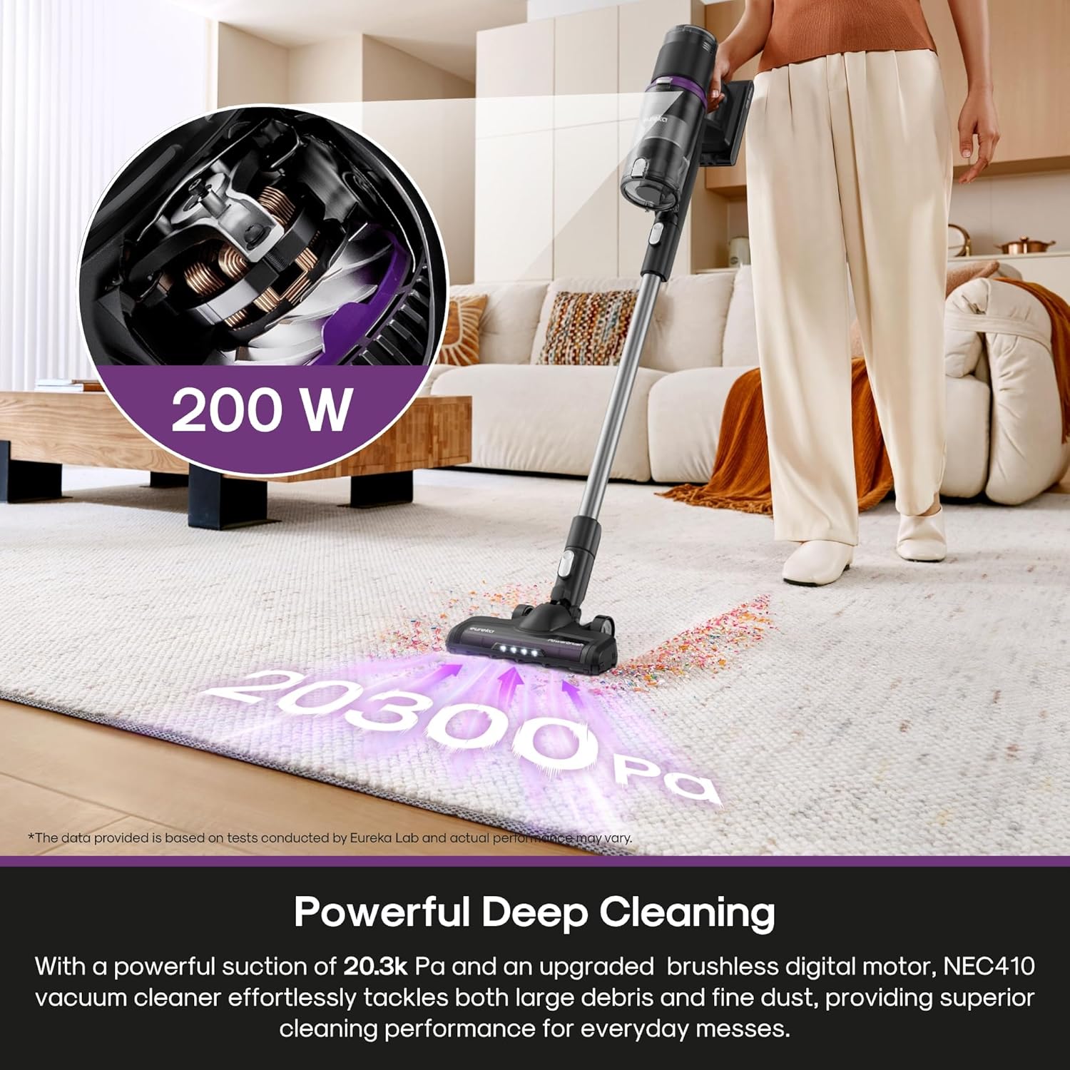 Eureka Cordless Vacuum for Pet Hair encalife