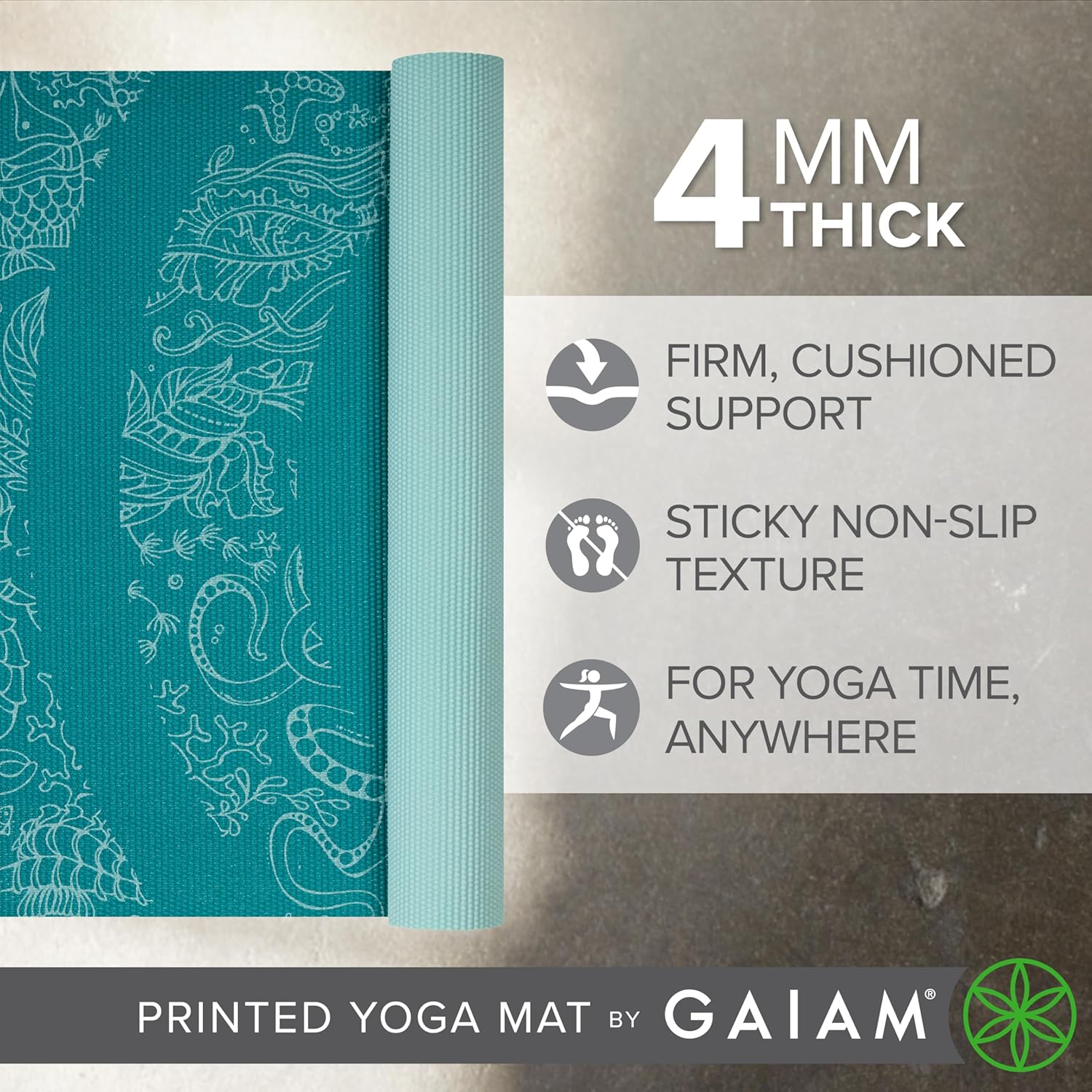 Premium Non-Slip Yoga Mat For Daily Fitness encalife
