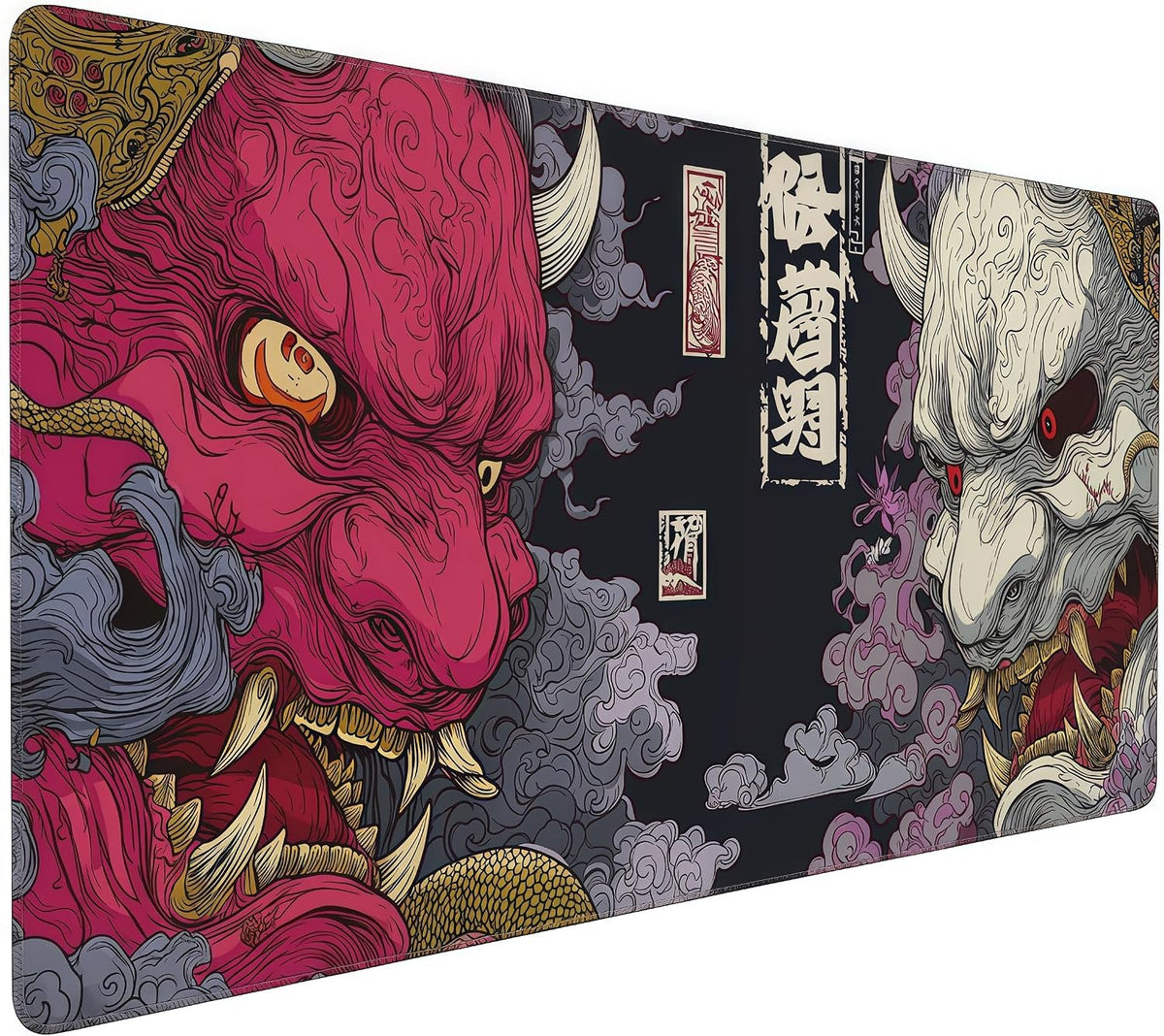 Desk mat Japanese Demon XXL Gaming Pad encalife