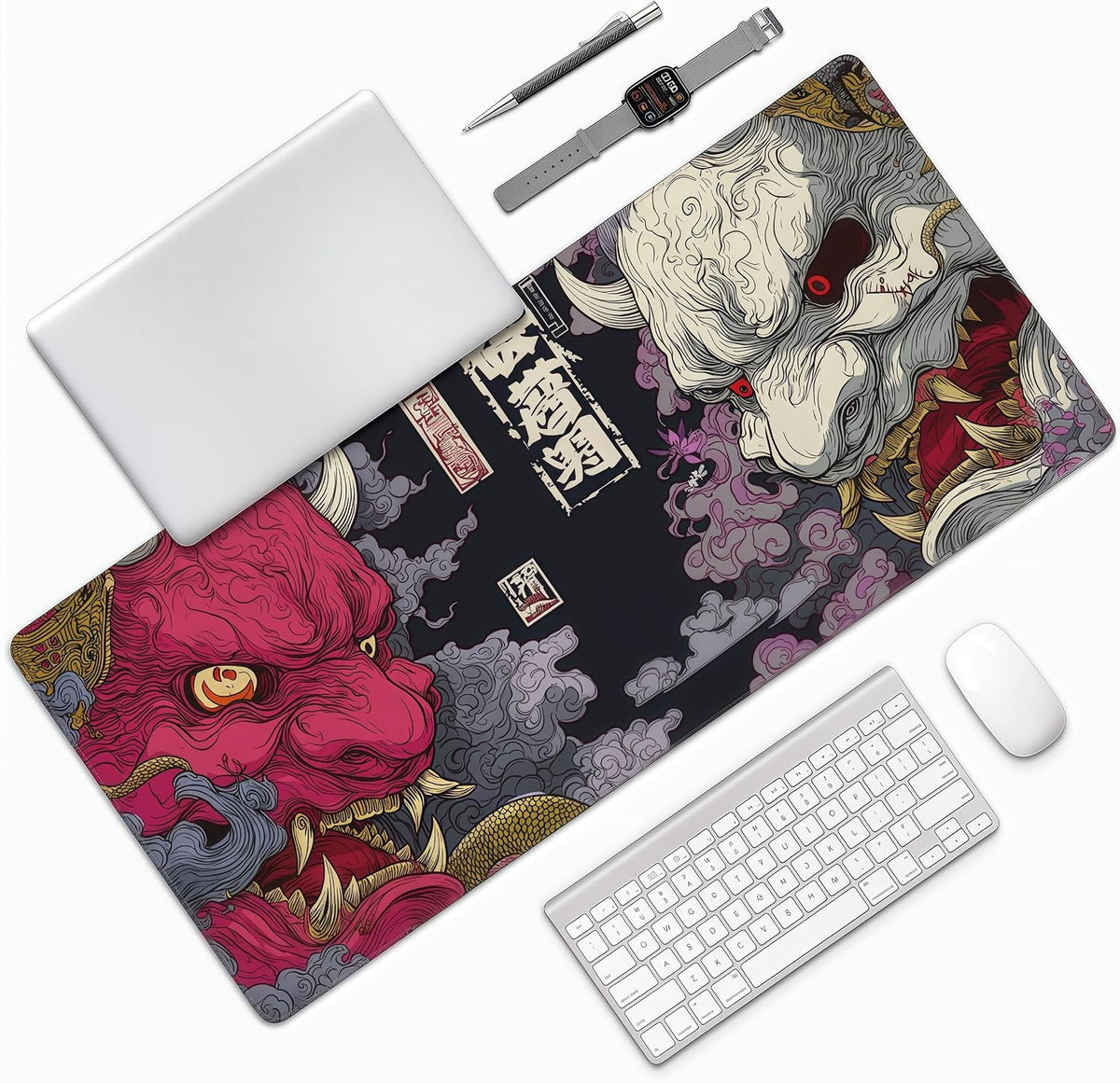 Desk mat Japanese Demon XXL Gaming Pad encalife