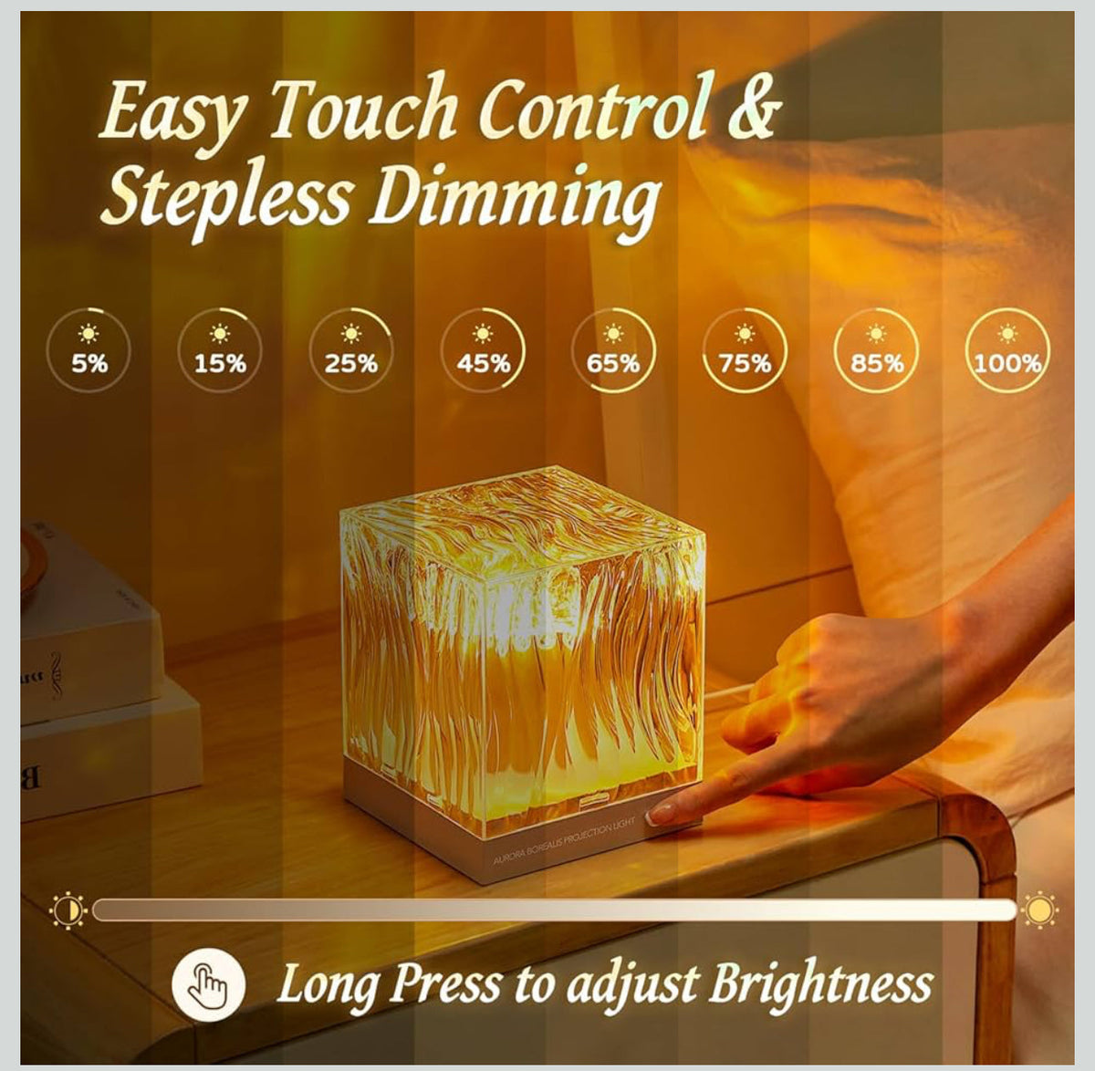 Northern Lights Projector 15 White noise Machine encalife