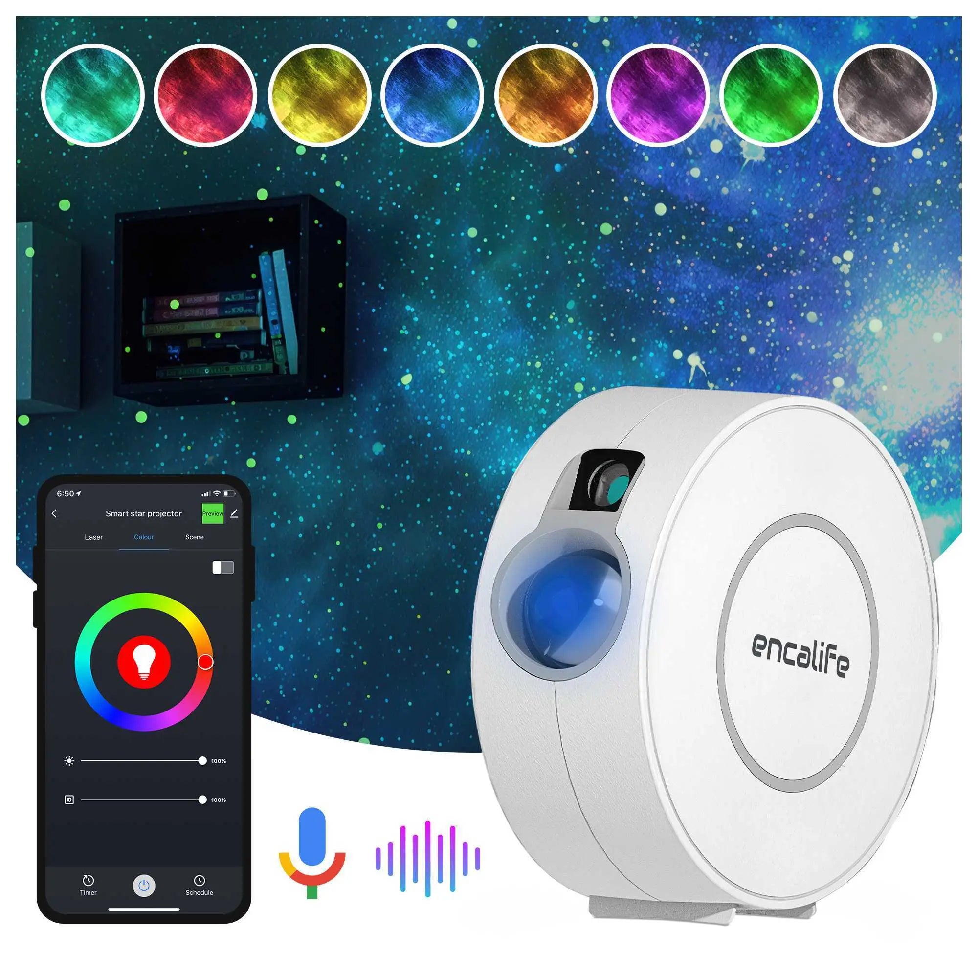 Atmosphere Projector | Smart Galaxy Light - Encalife
