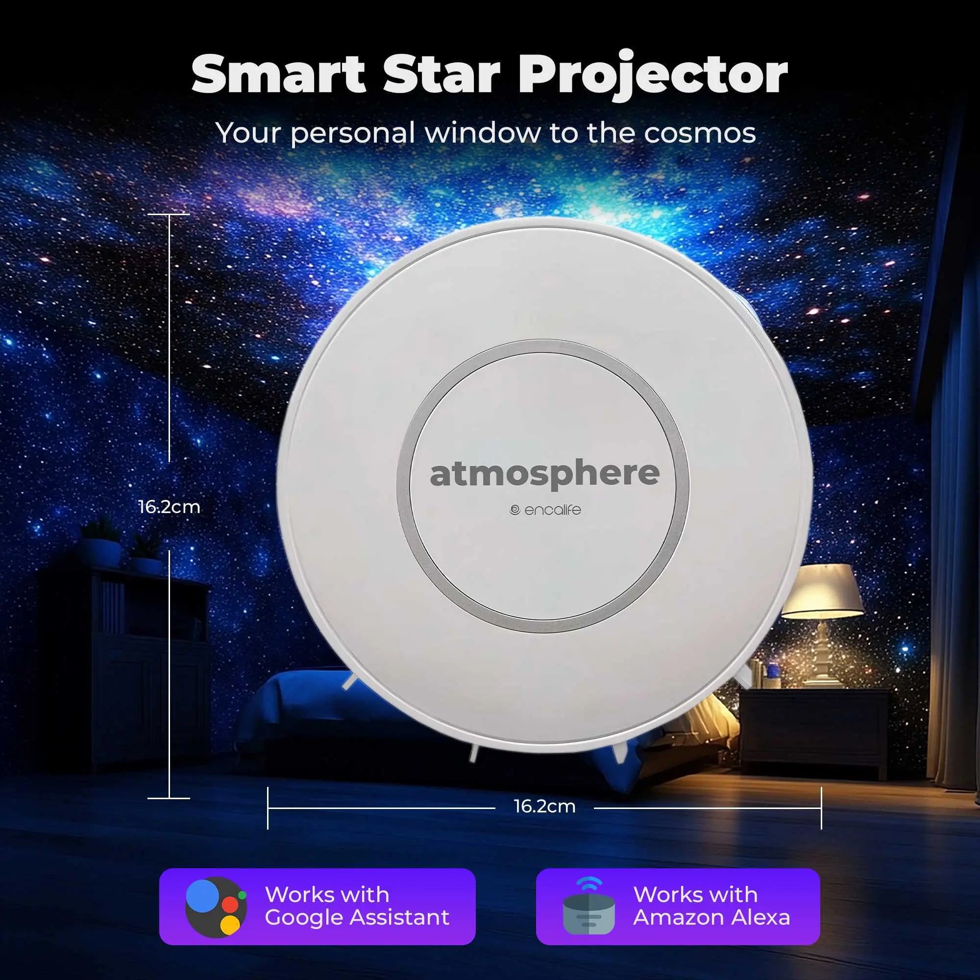 Atmosphere Projector | Smart Galaxy Light - Encalife