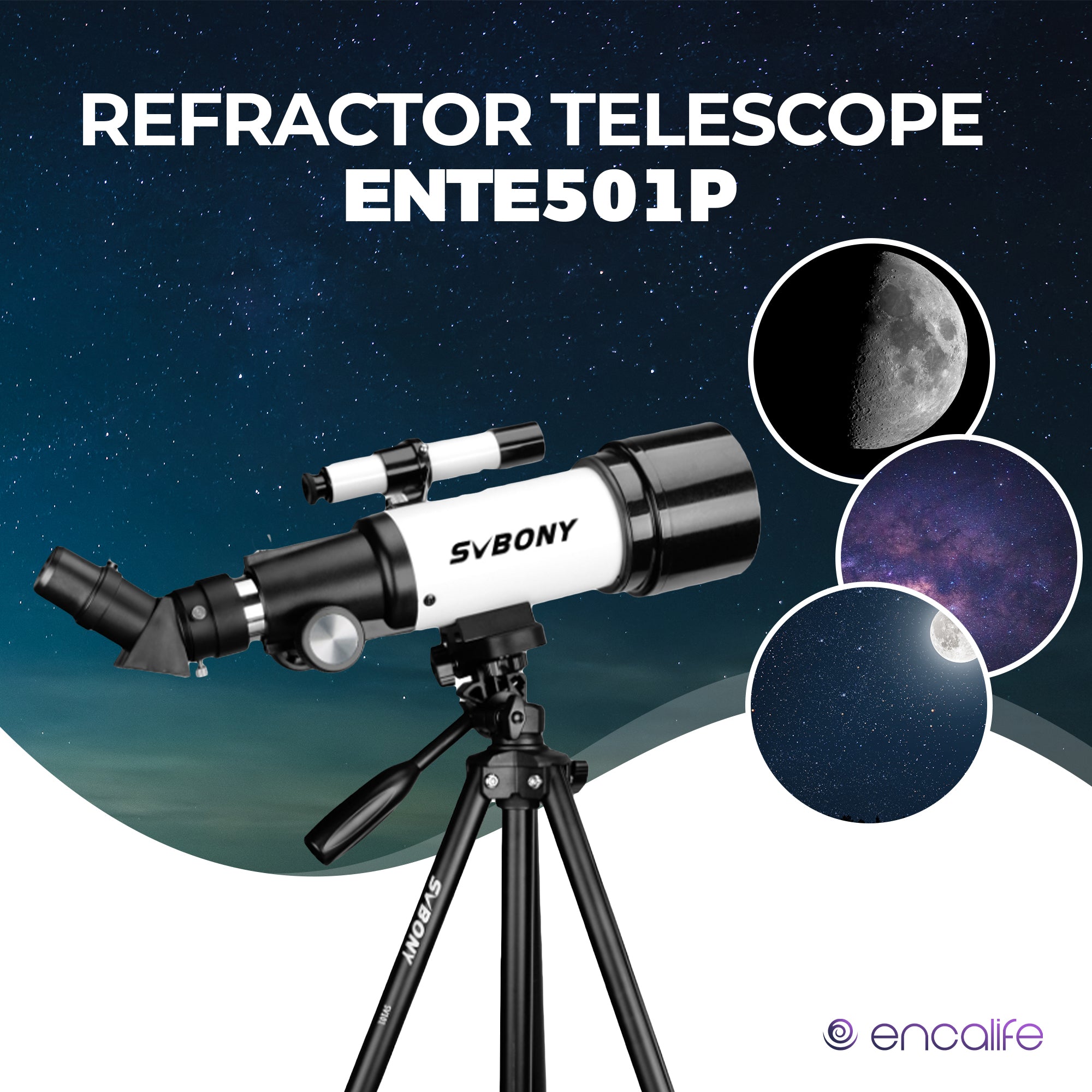 Refractor Telescope ENTE501P image