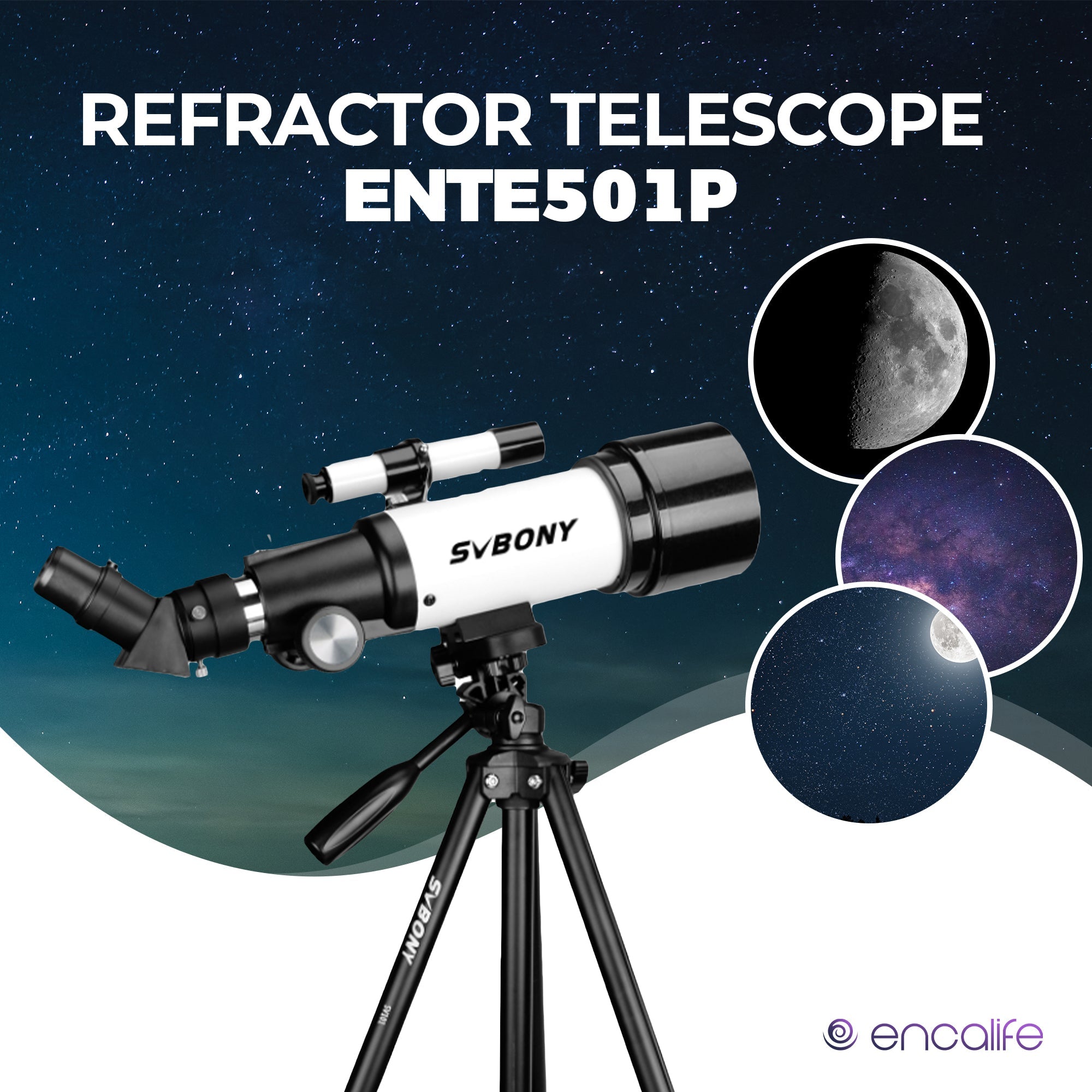 Refractor Telescope | ENTE501P encalife
