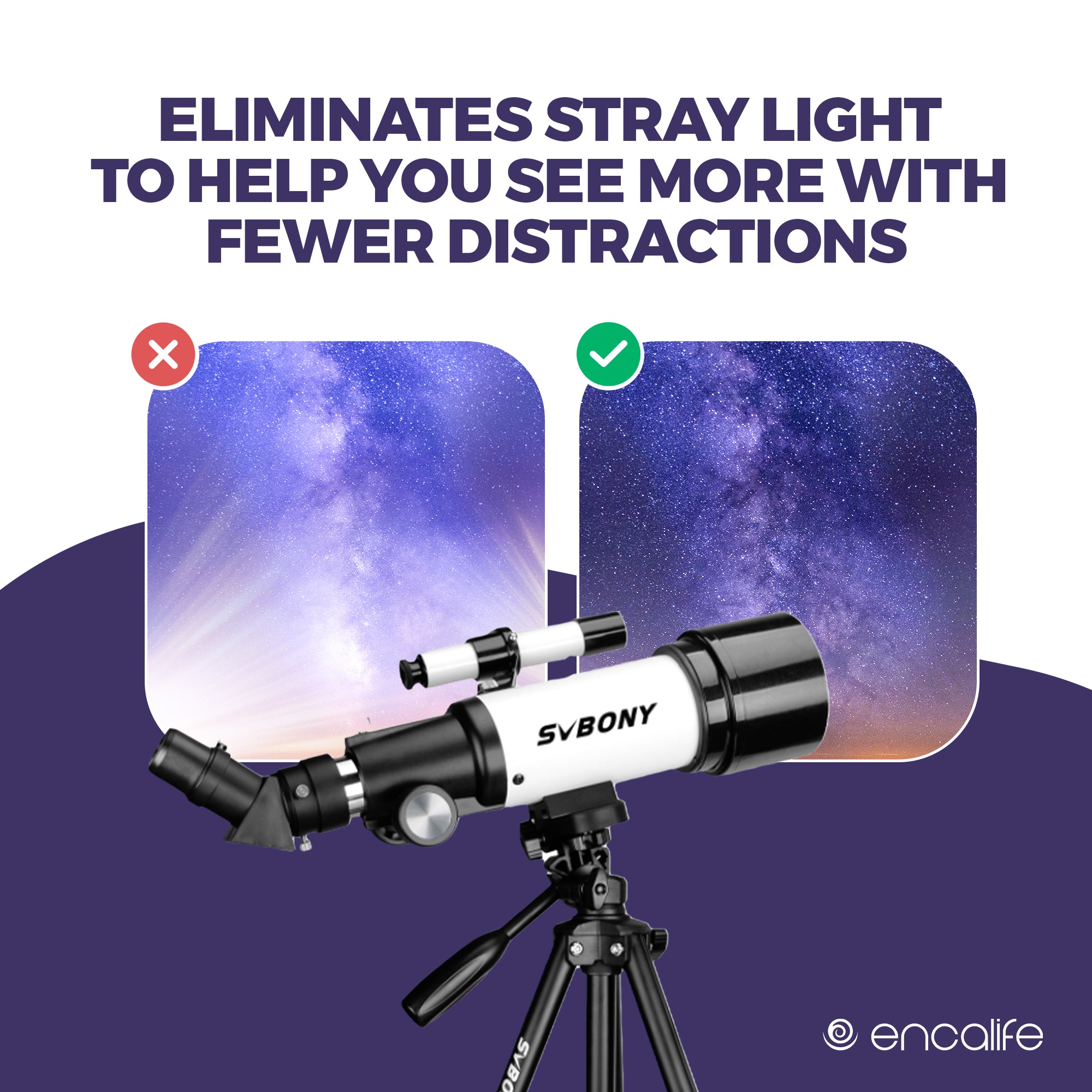 Refractor Telescope | ENTE501P encalife