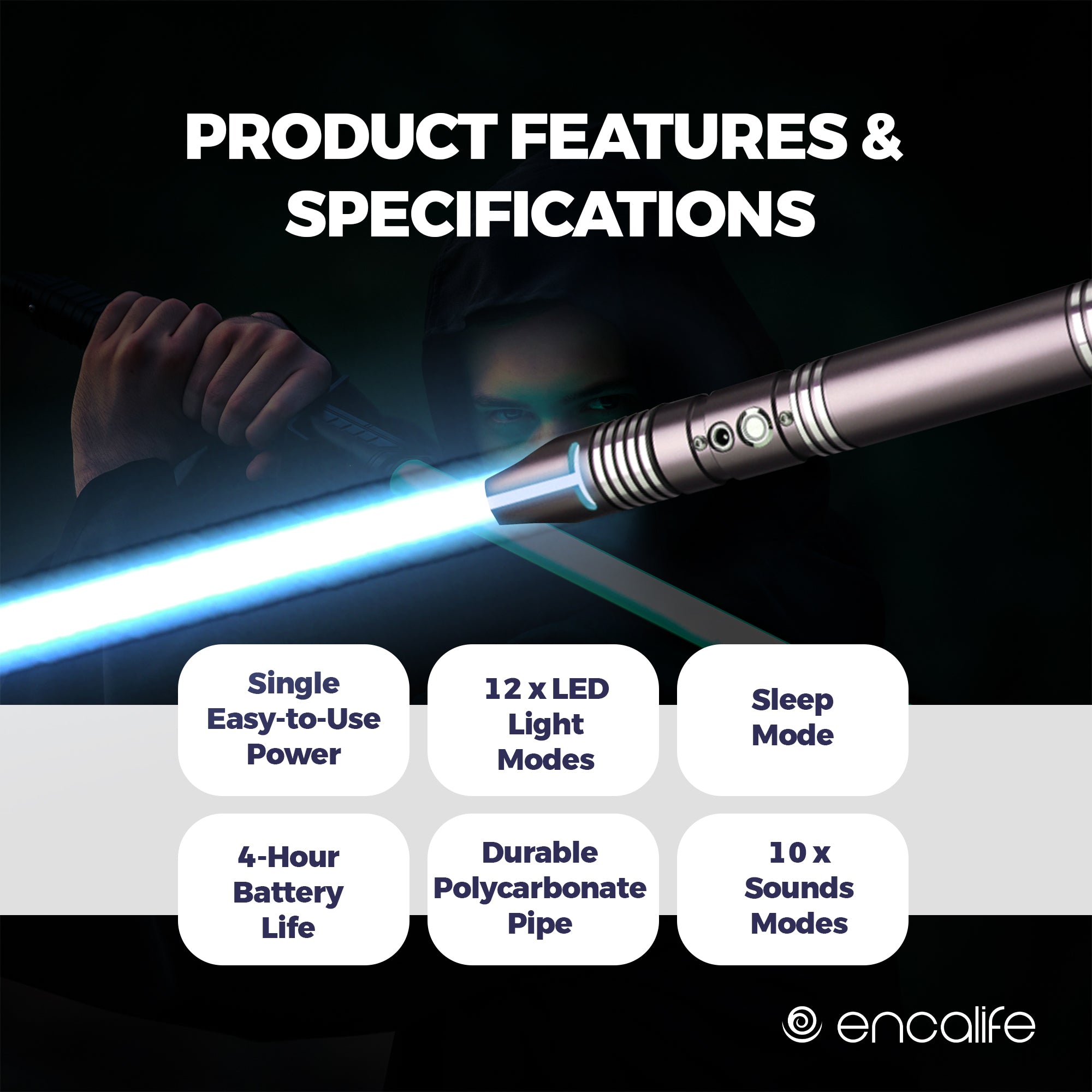 Star Wars Lightsaber | EN-LS13Gray encalife