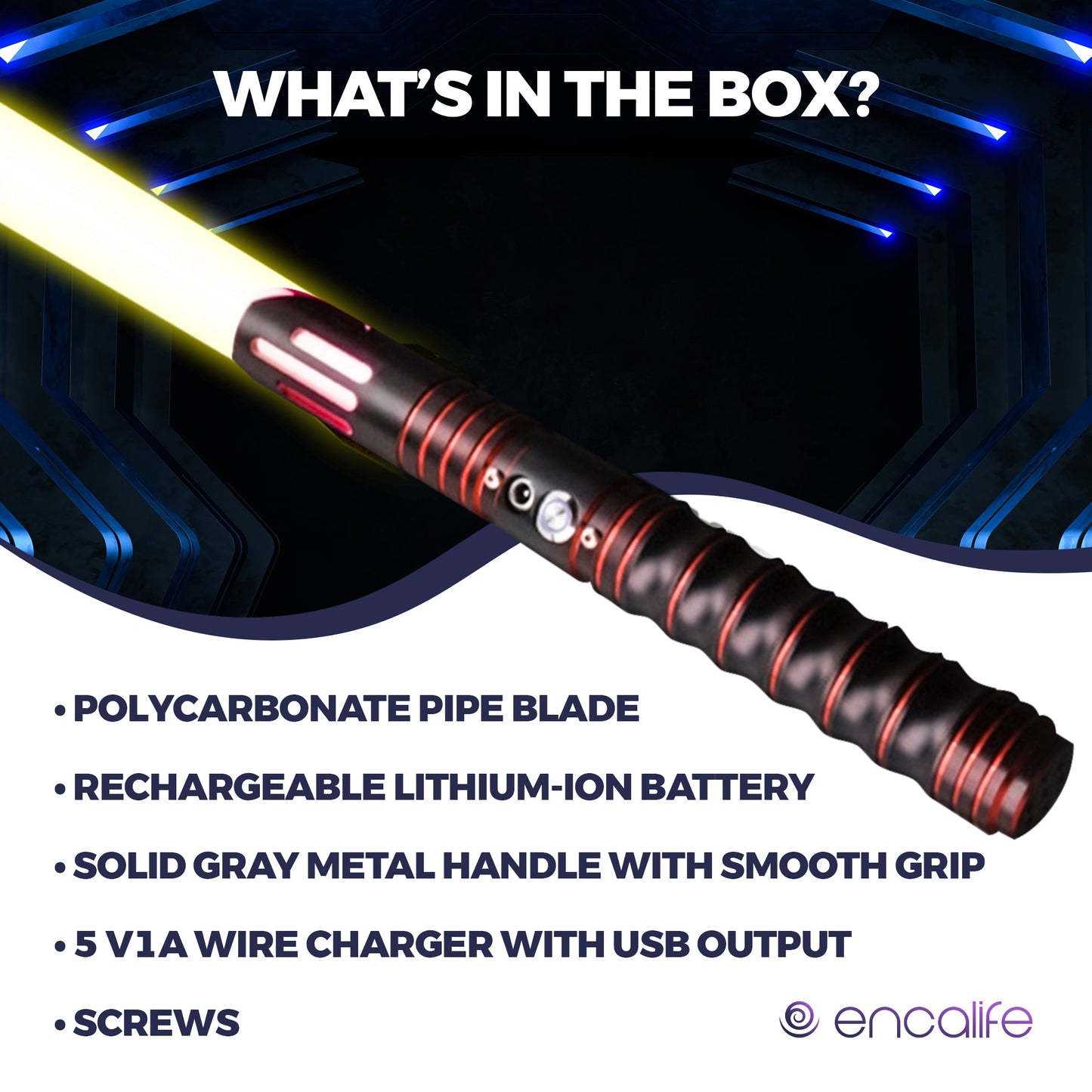 Star Wars Lightsaber | EN-LS09RED encalife