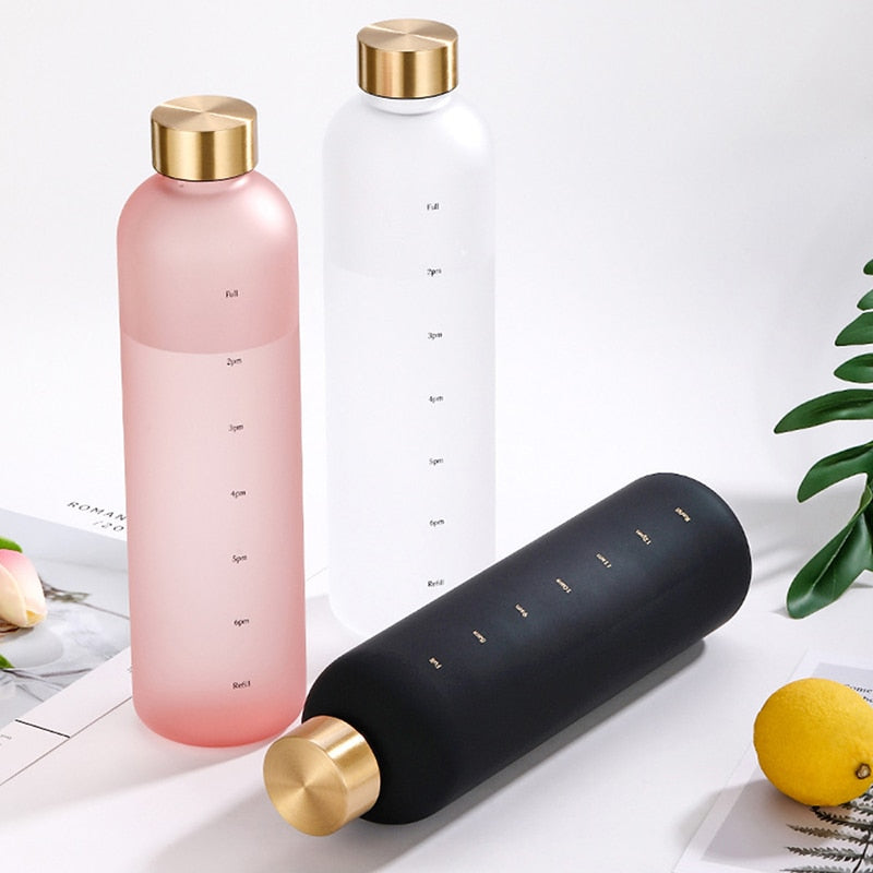 Water Bottle | 1L | Time Marker Feature encalife