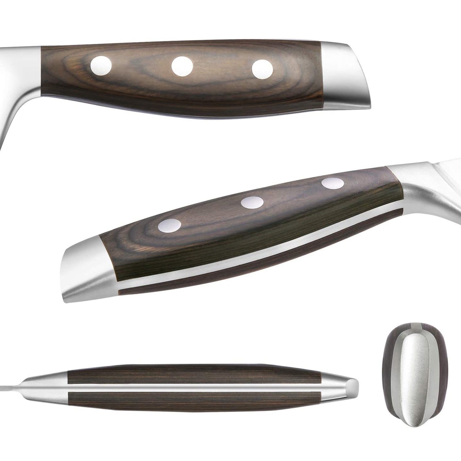 8-Piece Knife Set | With Stainless Steel Blades encalife