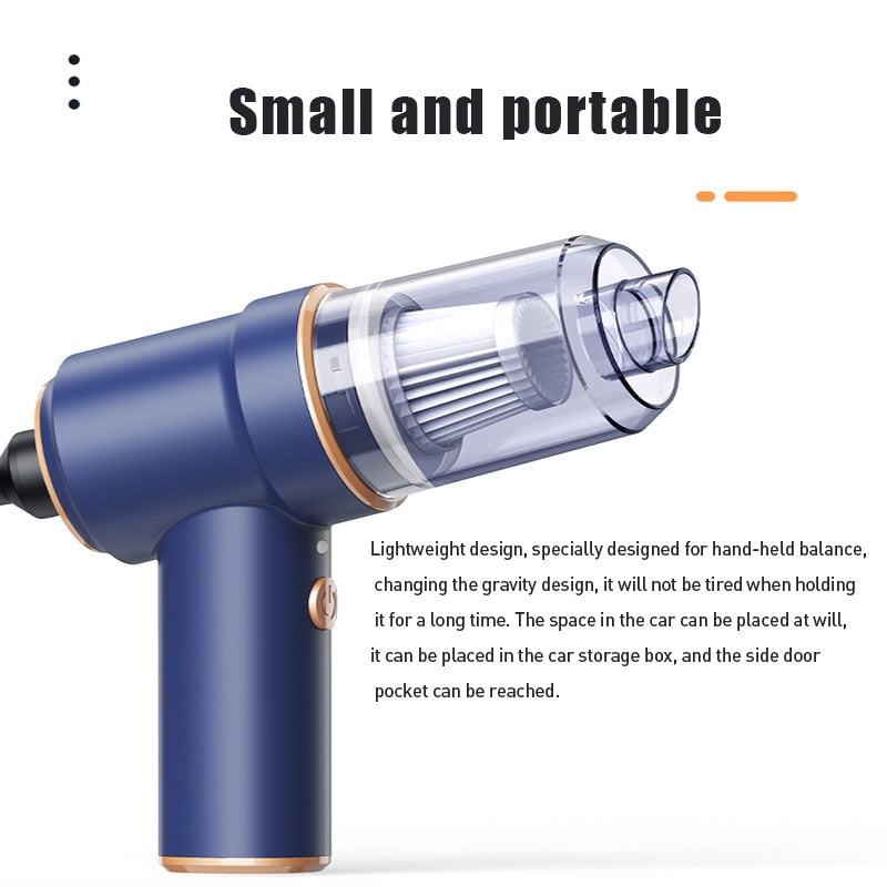 2 in 1 Handheld Vacuum | Powerful Cordless Vacuum