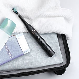 Electric Toothbrush | Black | Includes 8 Heads encalife