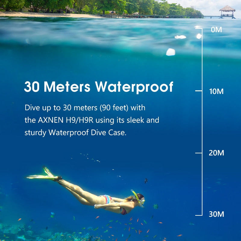 Underwater Camera | Ultra HD 4K Resolution And 30fps Recording
