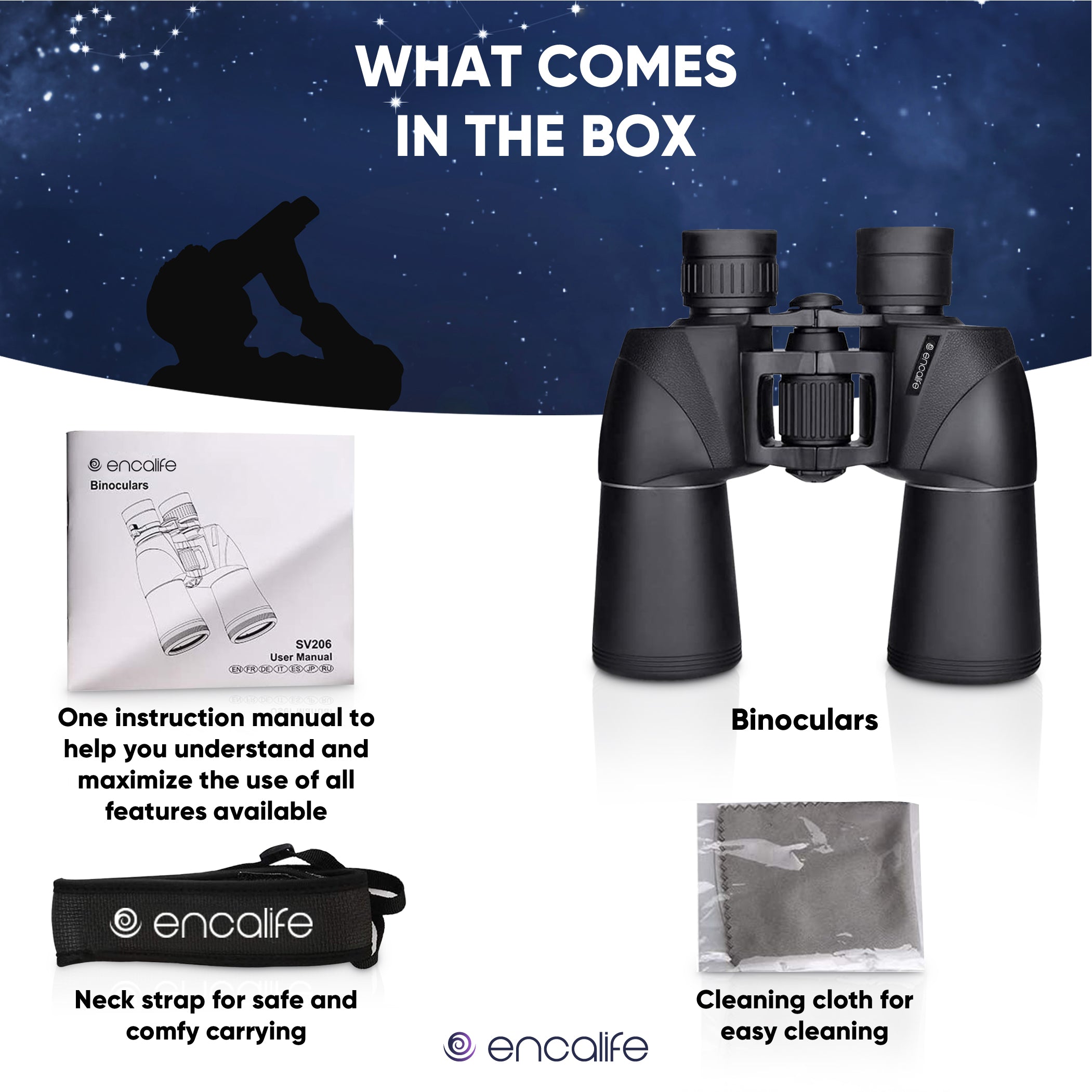 Astronomy Binoculars | ENBI206 encalife