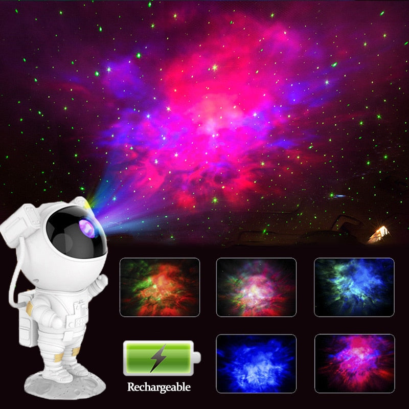 Astronaut Galaxy Projector | Rechargeable Galaxy Star Light encalife