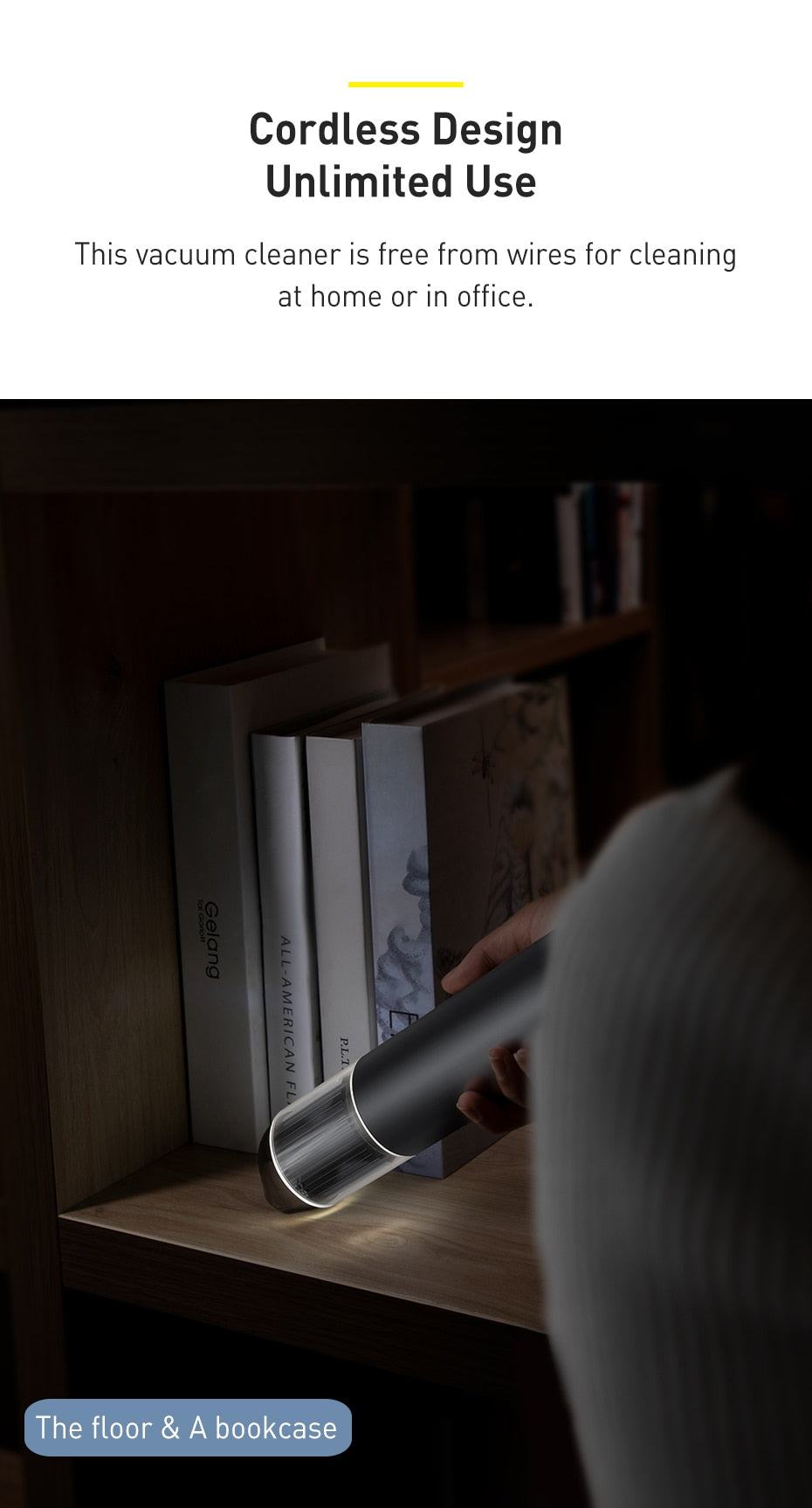 Powerful Handheld Vacuum | With LED Light encalife