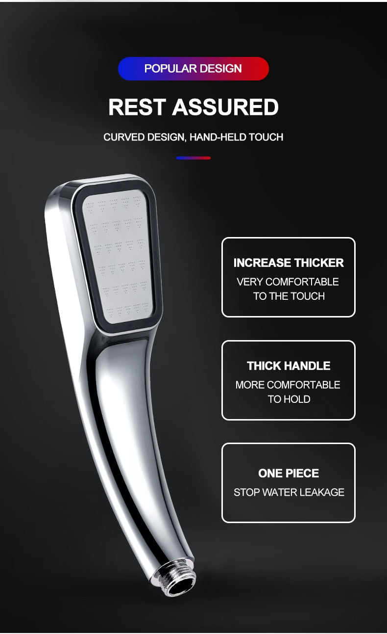 Shower Head With 300 Holes | High-Pressure Water Flow