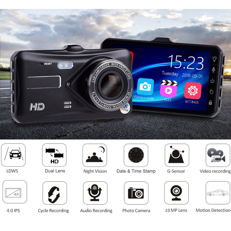 High-Quality Dash Cam | Dual Camera System