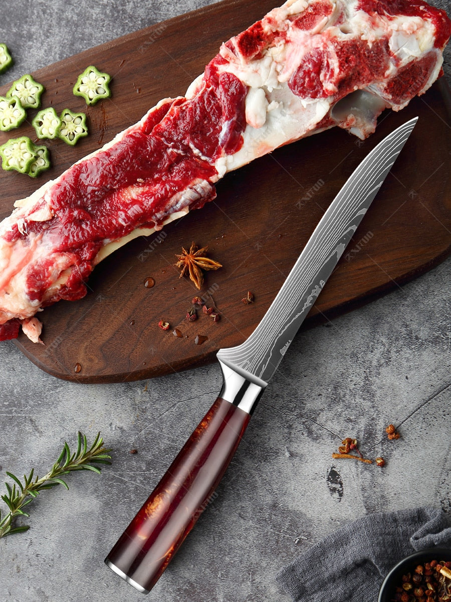 10-Piece Professional Knife Set | With Sharp Blades encalife