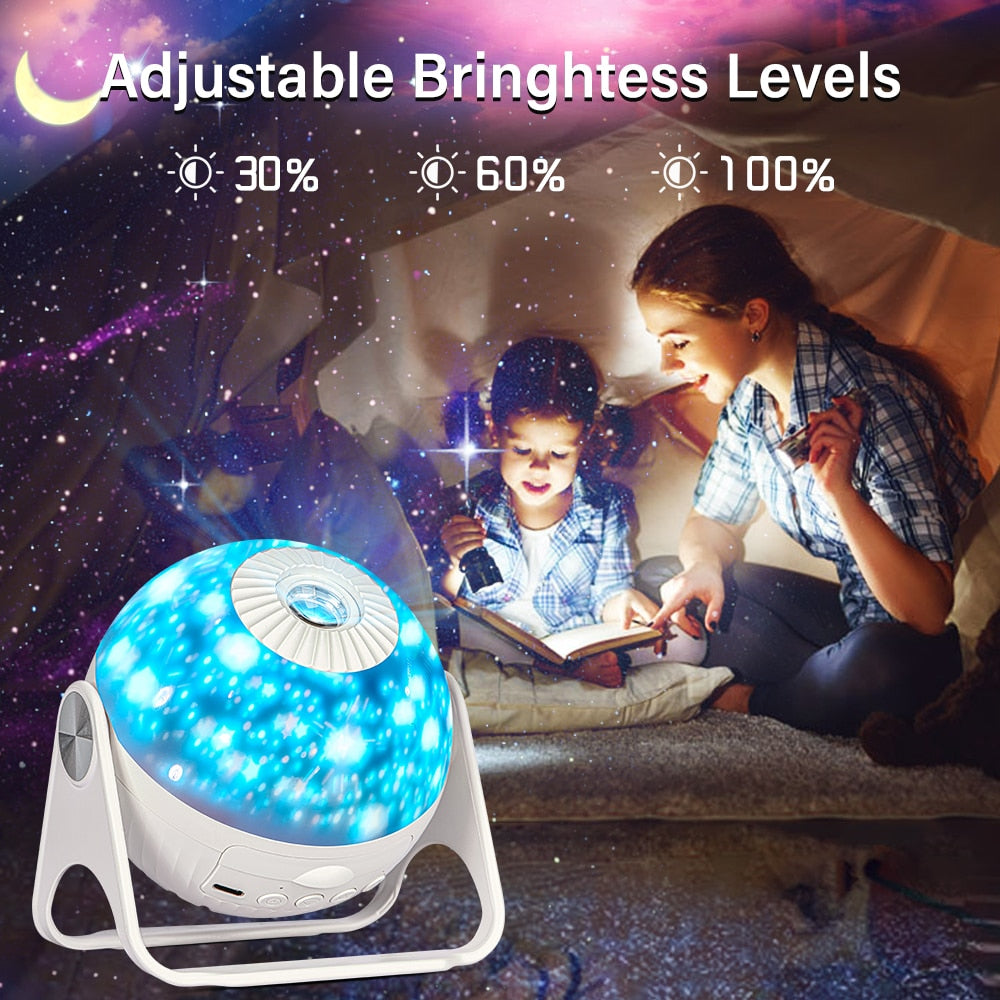 Planetarium Galaxy Projector | 6 In 1 LED Lamp encalife