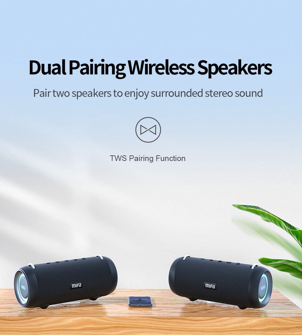 Bluetooth Speaker | 60W Rhythm Light Display encalife