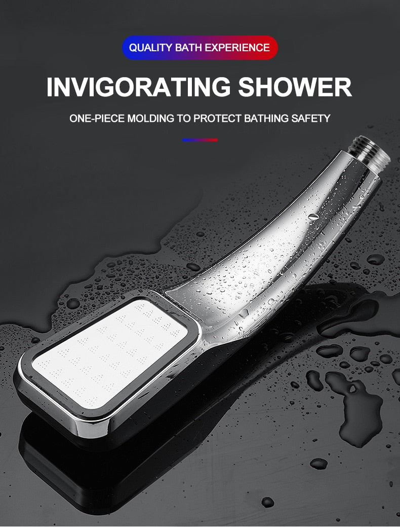 Shower Head With 300 Holes | High-Pressure Water Flow encalife