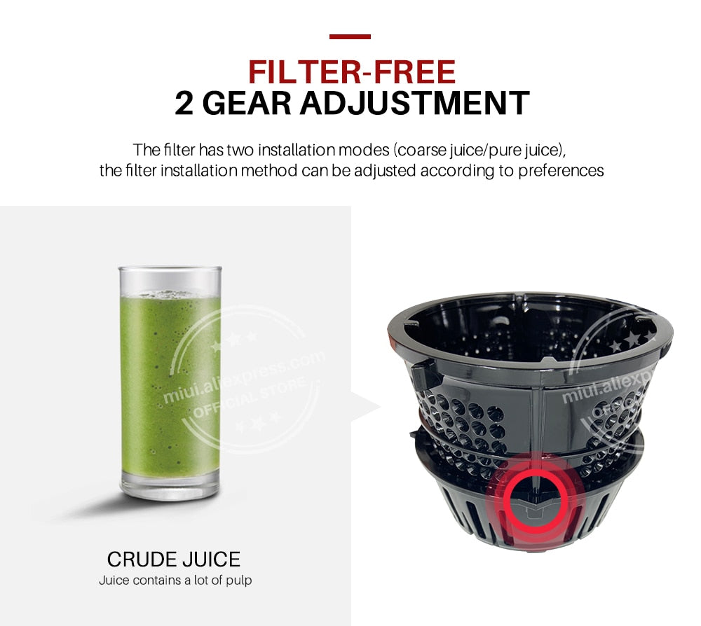 Electric Juicer | Screw Cold Press Extractor encalife