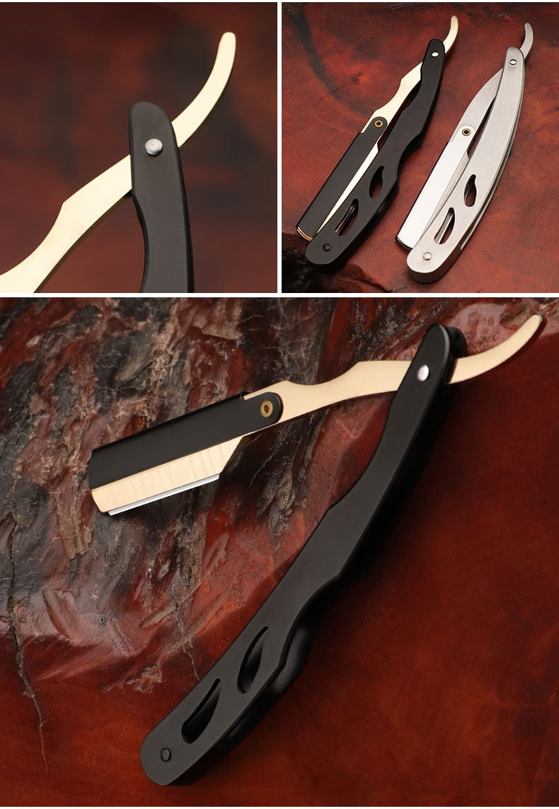 Razor For Men | Sharp Straight Edge Blade encalife