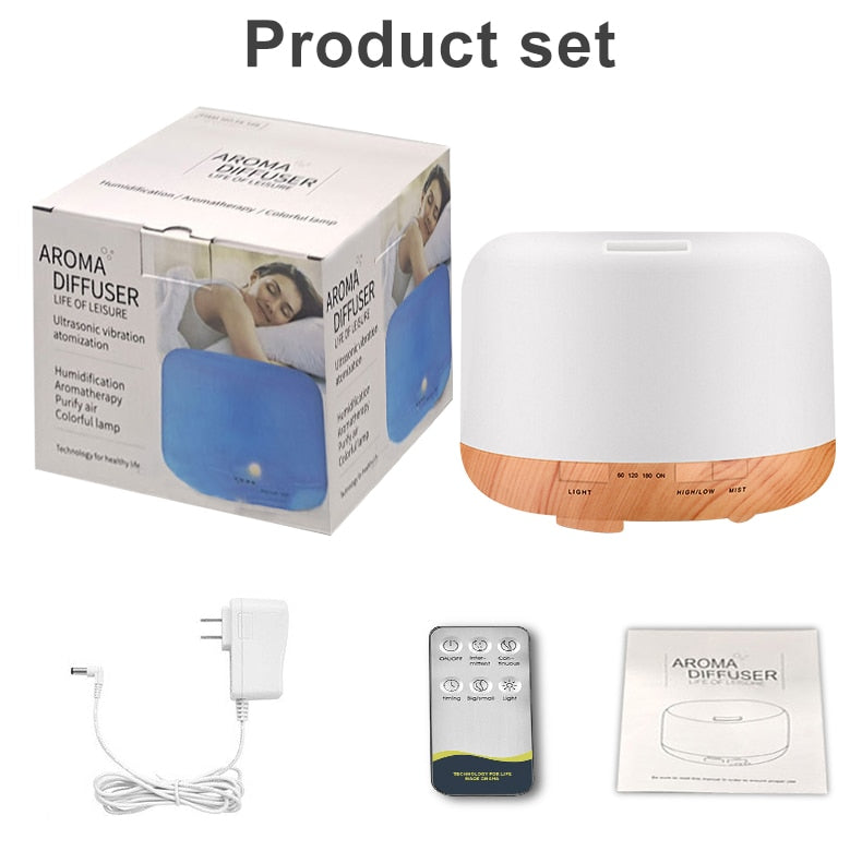 Humidifier | 1L | LED Lighting Aroma Diffuser