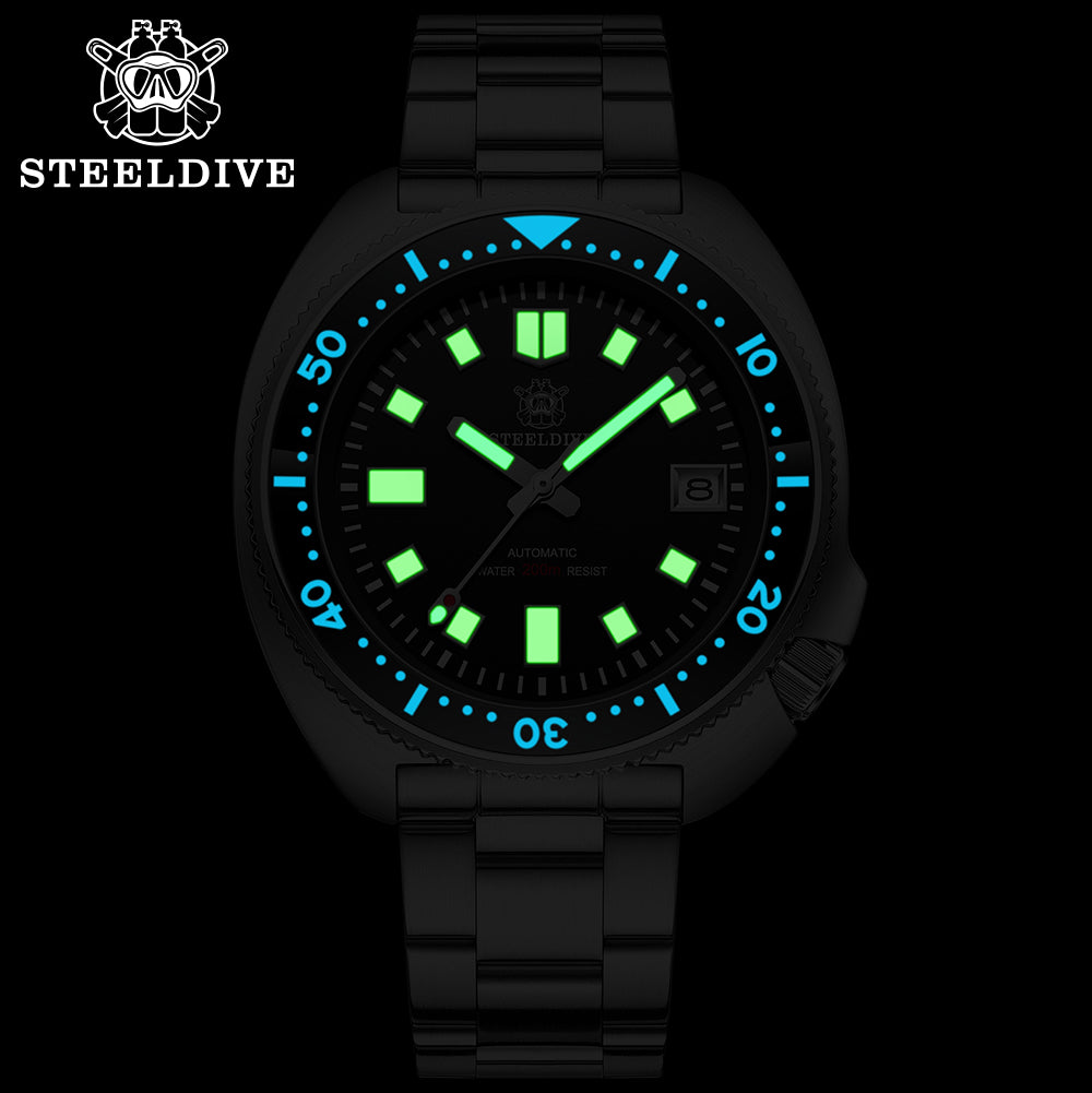 Dive Watch | Scratch-Resistant Sapphire Glass Face encalife