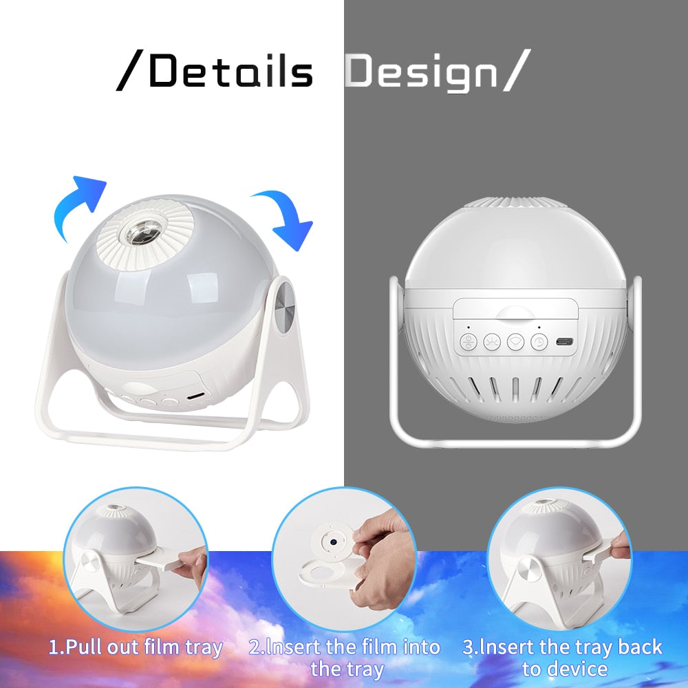 Planetarium Galaxy Projector | 6 In 1 LED Lamp encalife