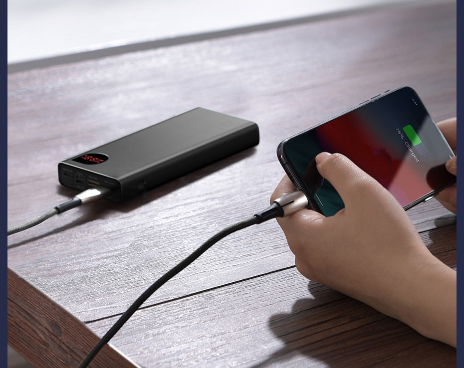 Portable Charger | Black | 22.5W / 20,000mAh Power Bank encalife