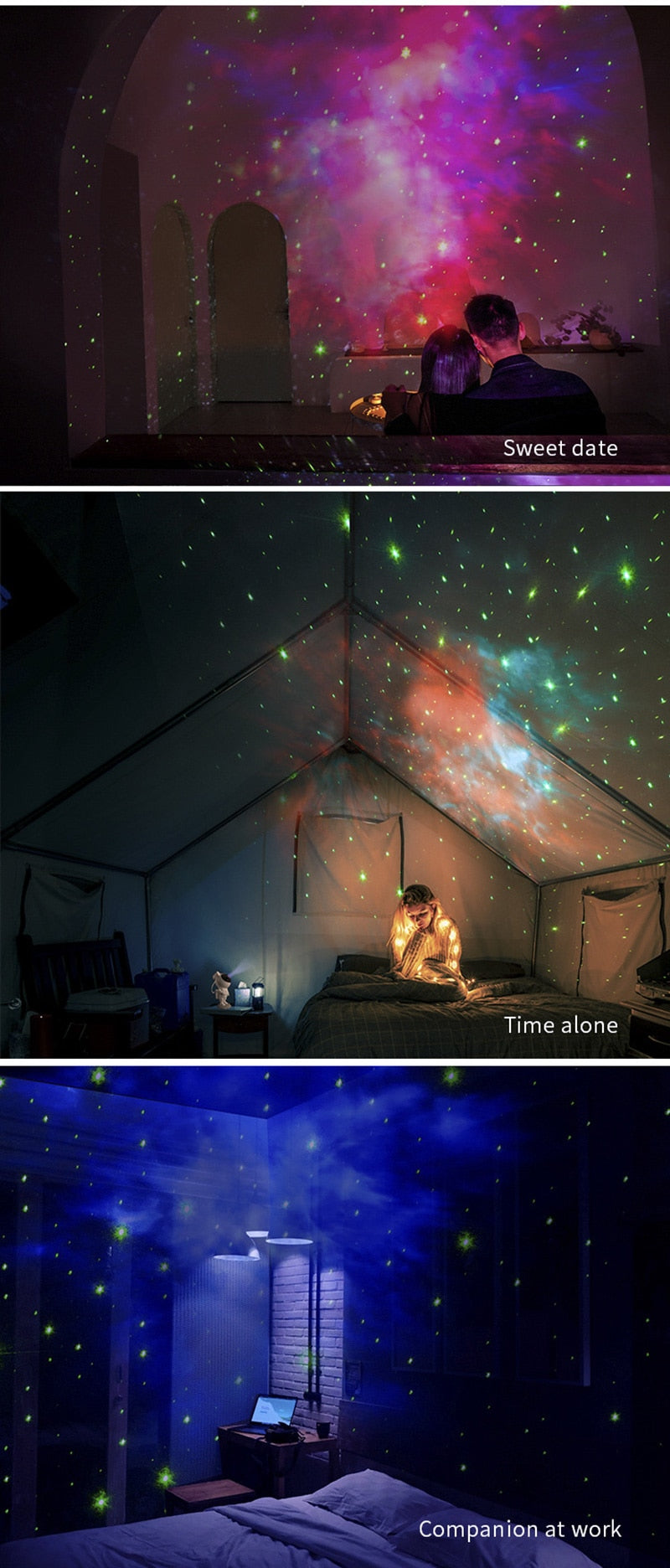 Astronaut Galaxy Projector | Rechargeable Galaxy Star Light encalife