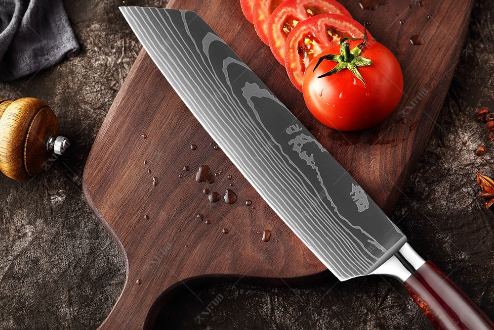 10-Piece Professional Knife Set | With Sharp Blades encalife