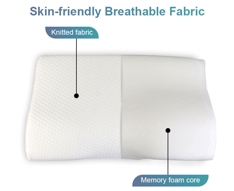 Memory Foam Pillow | Soft Memory Foam Massage Pillow encalife