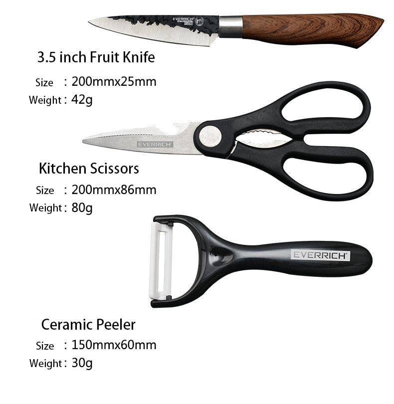 6-Piece High-Performance Knife Set | Precision Forged Blades