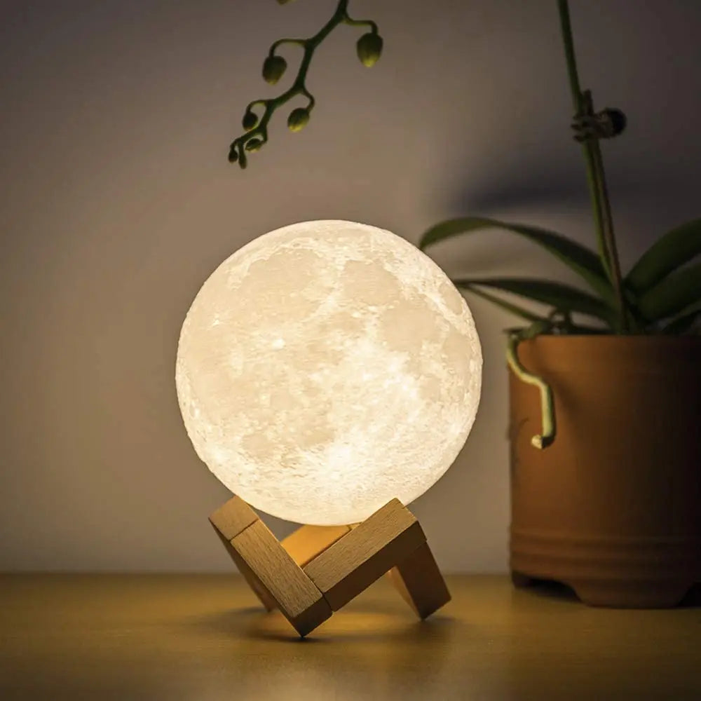 3D Moon Night Light Lamp encalife