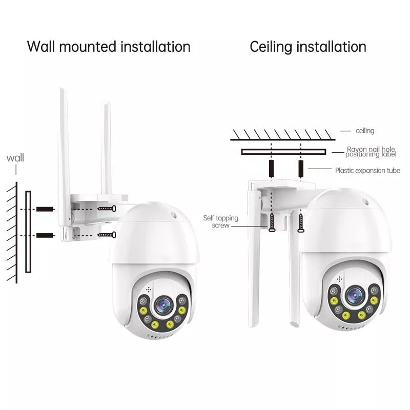 Smart Surveillance Security Camera | Remote Controlled 2-Way Audio System encalife