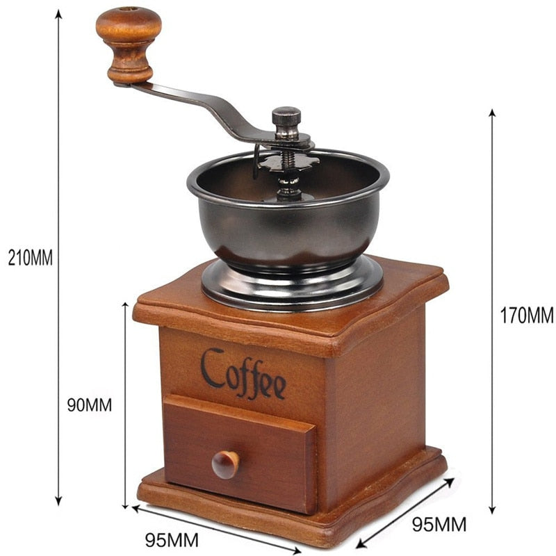 Retro Coffee Grinder | Premium Stainless Steel Material