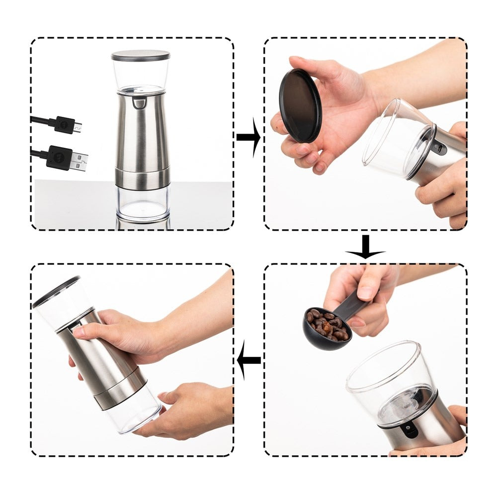 Electric Coffee Grinder | Premium Stainless Steel Material encalife