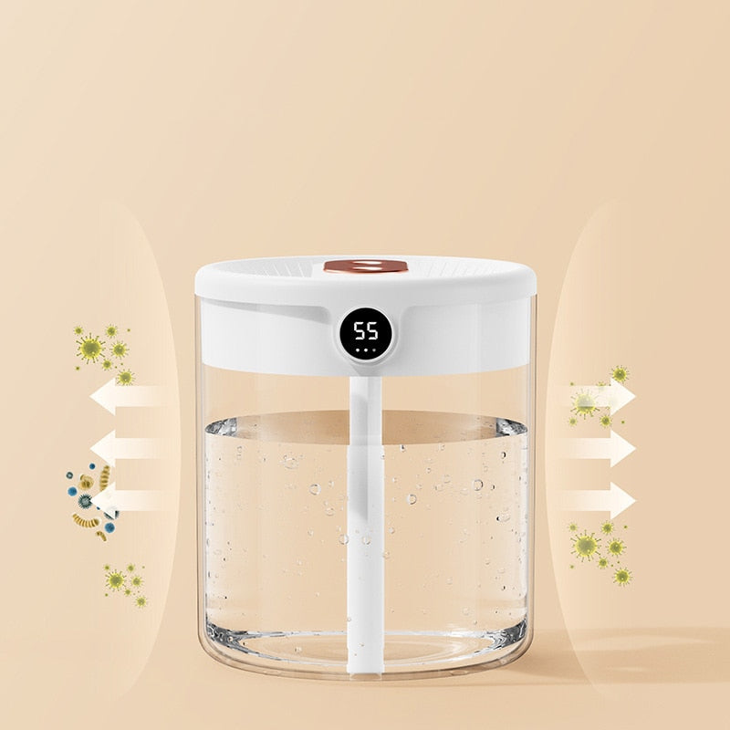 Elegant Humidifier | 2L | With Built-In Humidity Sensor encalife