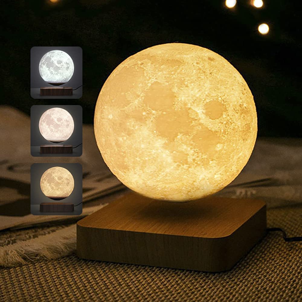 Floating 3D Moon Night Light Lamp (Levitating) encalife