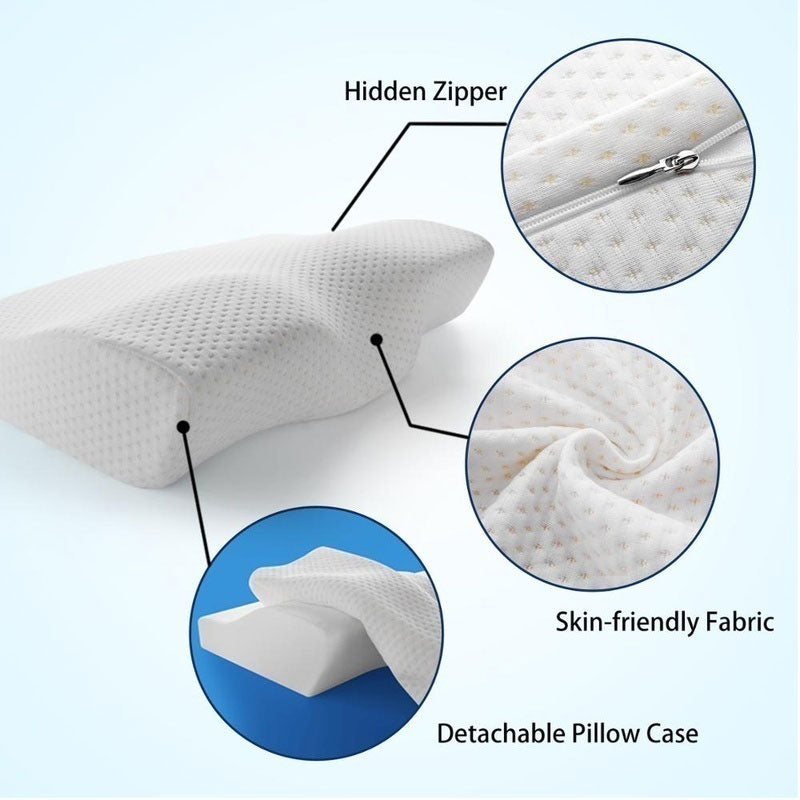 Memory Foam Pillow | Soft Memory Foam Massage Pillow encalife