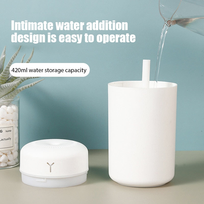 Portable Humidifier | 420ml | 360℃ Cool Mist Sprayer encalife